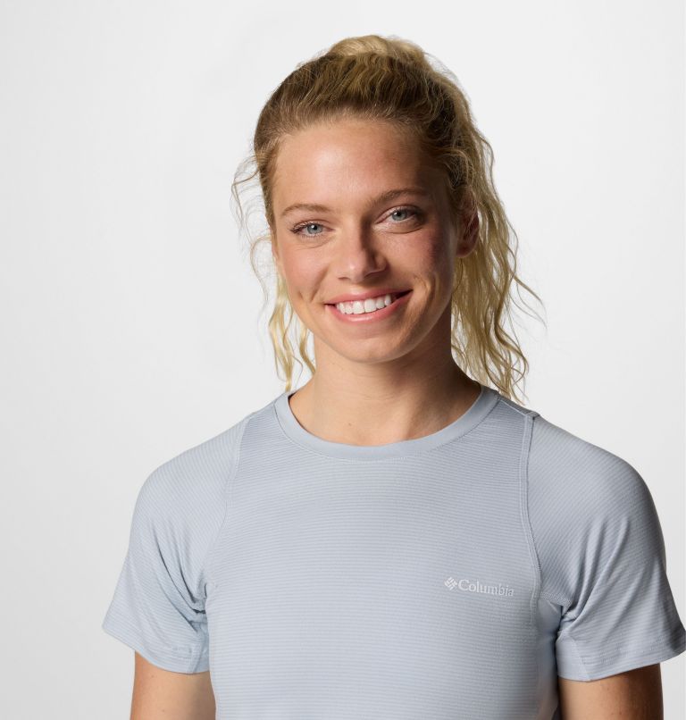 Camiseta técnica Weekend Ascent para mujer, Color: Cirrus Grey, image 4