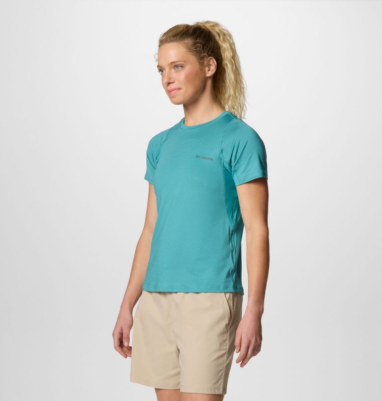 Women's Weekend Ascent Short Sleeve Shirt, Color: Teal, image 3