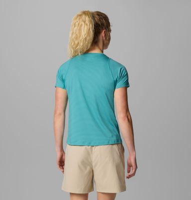 Women's Weekend Ascent Technical T-Shirt, Color: Teal, image 2