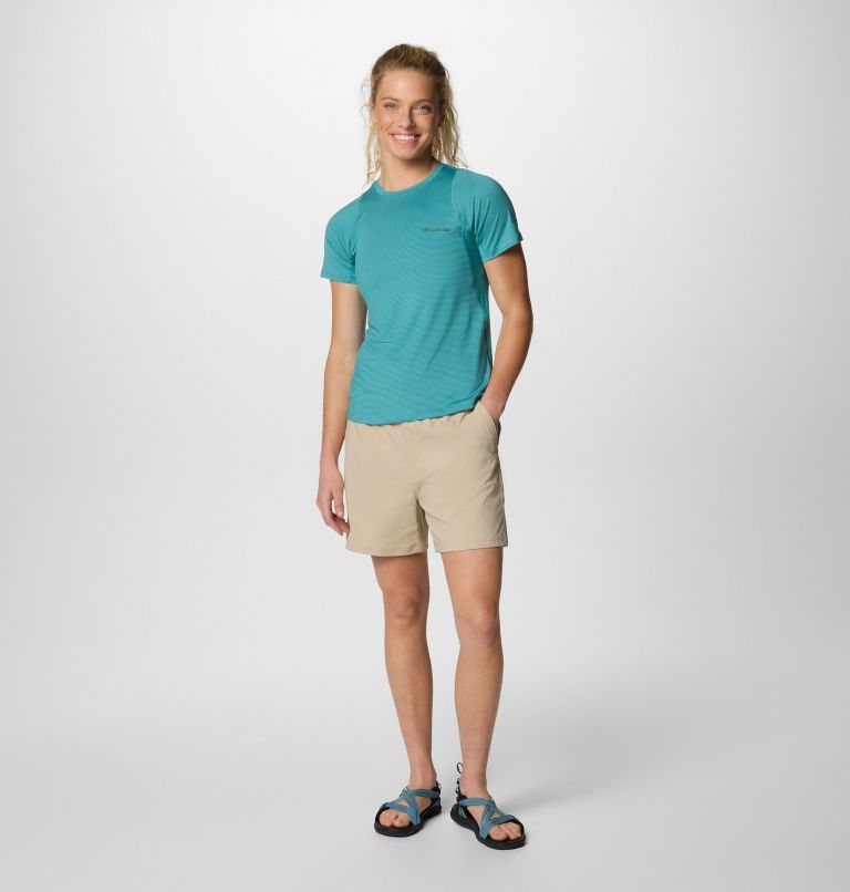 Women's Weekend Ascent Short Sleeve Shirt, Color: Teal, image 5