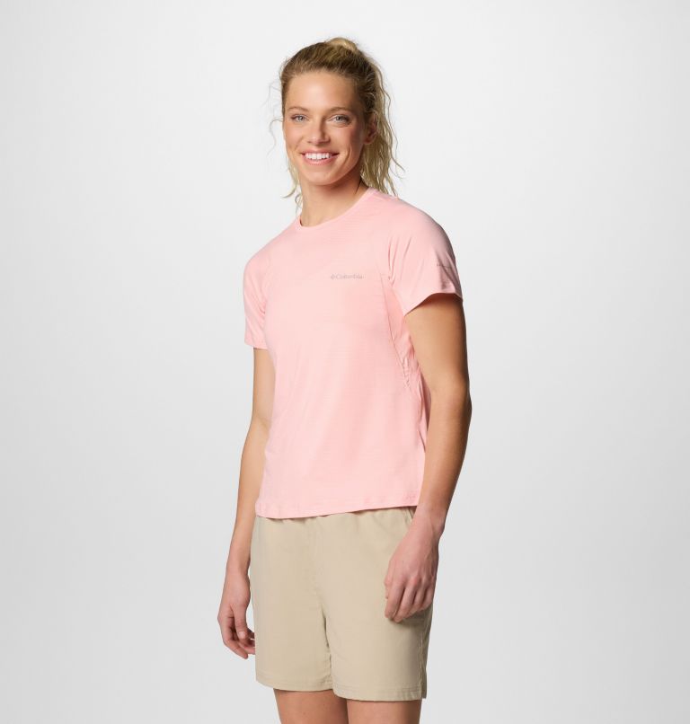 Camiseta técnica Weekend Ascent para mujer, Color: Pink Sand, image 3