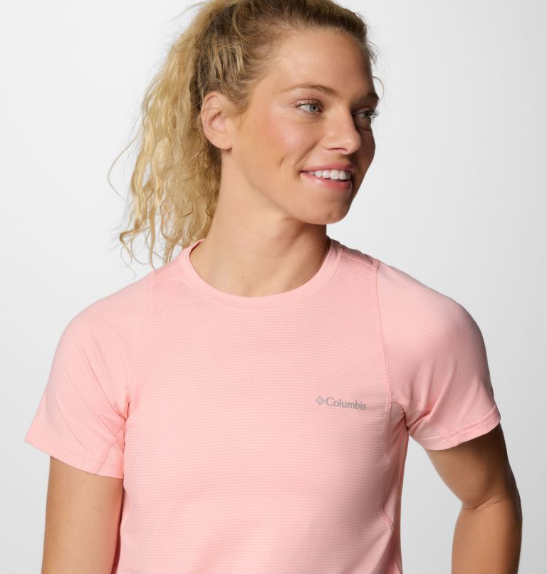 Camiseta técnica Weekend Ascent para mujer, Color: Pink Sand, image 4