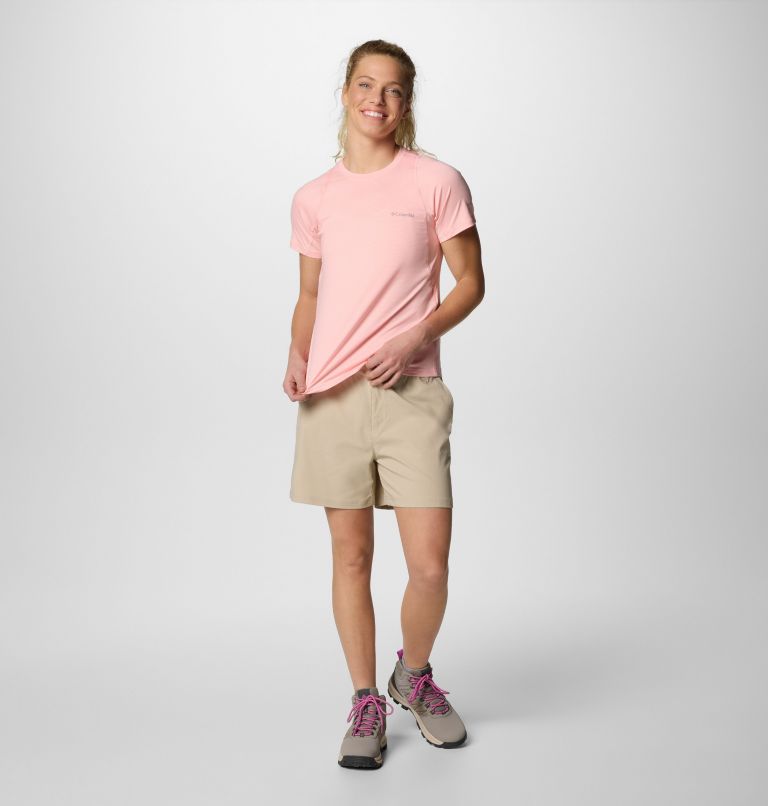 Camiseta técnica Weekend Ascent para mujer, Color: Pink Sand, image 5
