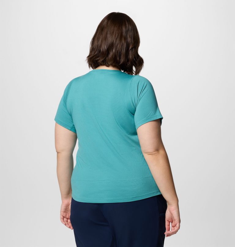 Women's Weekend Ascent Short Sleeve Shirt - Plus Size, Color: Teal, image 2