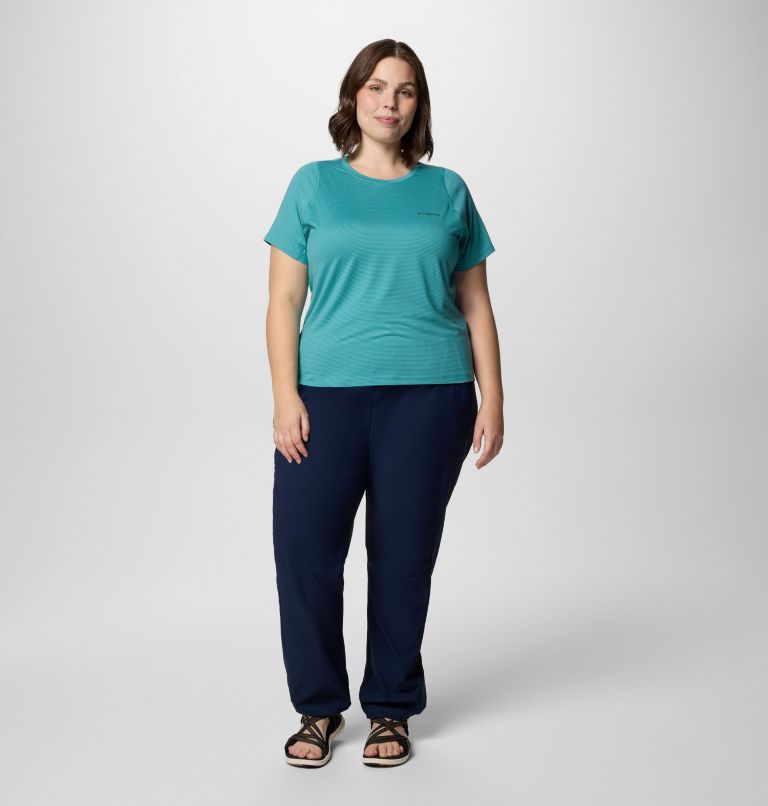 Women's Weekend Ascent Short Sleeve Shirt - Plus Size, Color: Teal, image 6