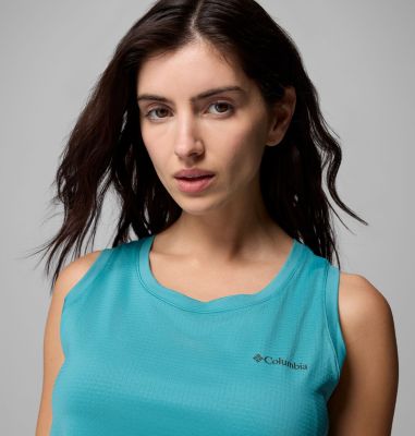 Women's Wild Springs Tank, Color: Teal, image 4