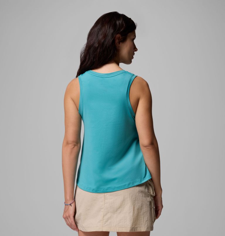 Women's Wild Springs Tank, Color: Teal, image 2