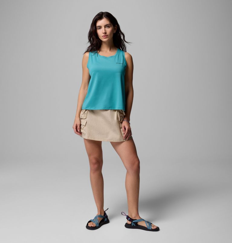 Women's Wild Springs Tank, Color: Teal, image 5