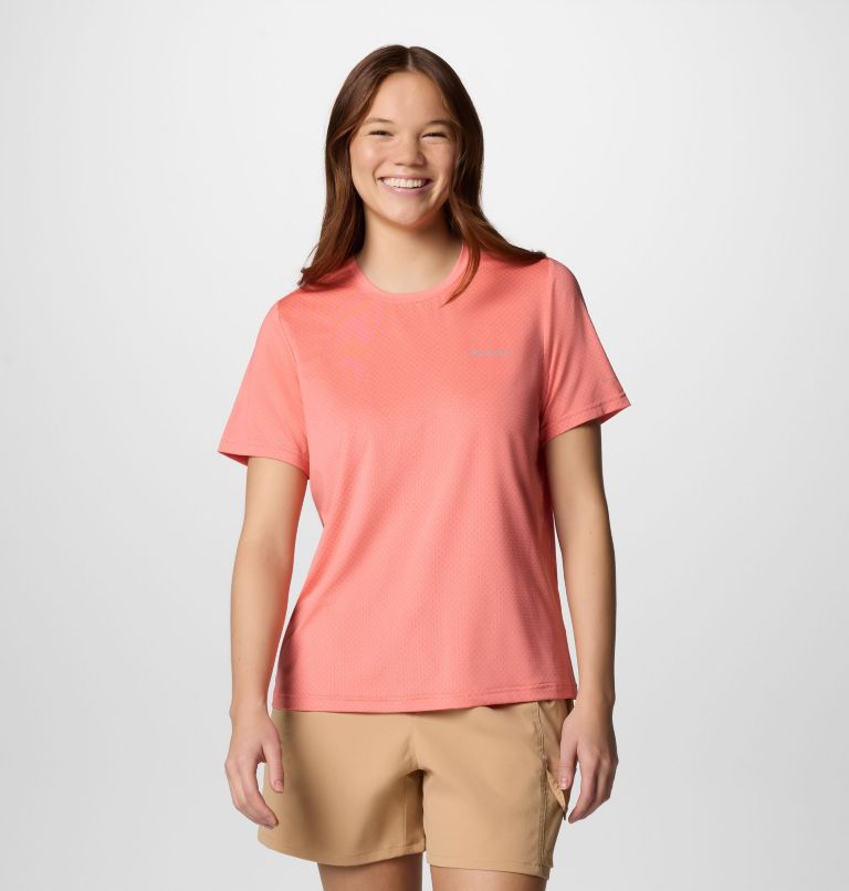 T-shirt tecnica Wild Springs da donna, Color: Alpenglow, image 1