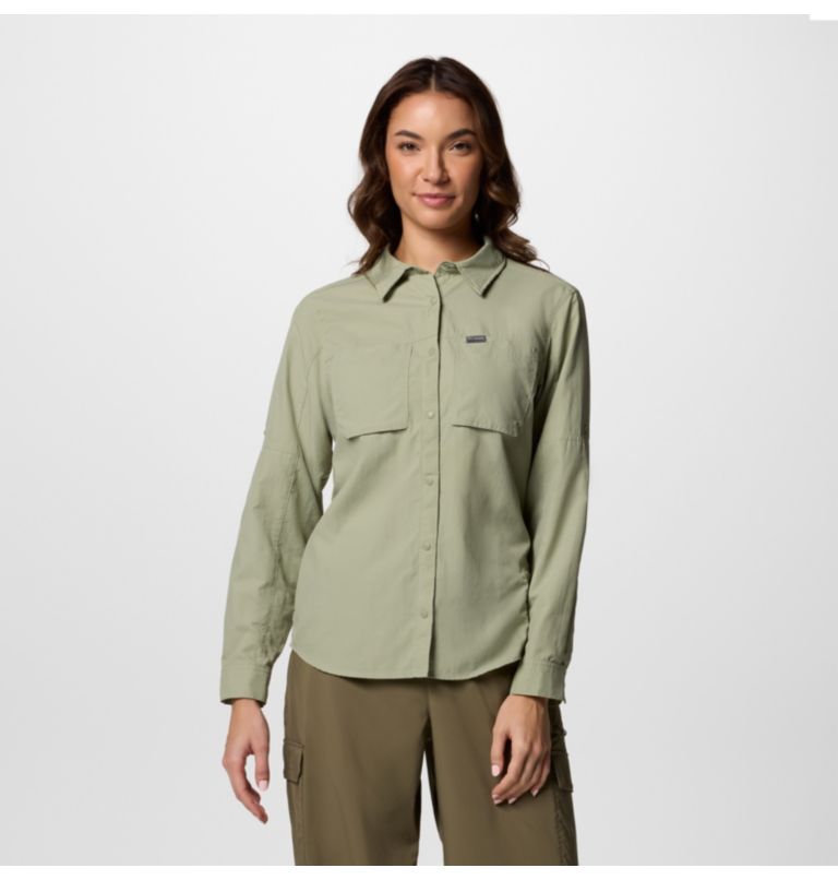 Chemise Skien Valley Femme, Color: Safari, image 1