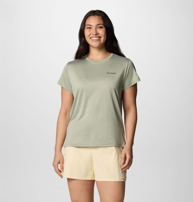 BlueVista Hill SS Crew, Color: Safari Heather, image 1