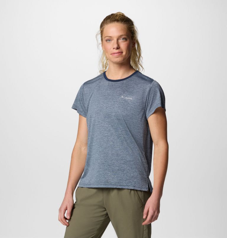 BlueVista Hill technisches T-Shirt für Frauen, Color: Collegiate Navy Heather, image 3