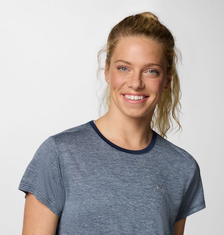 BlueVista Hill technisches T-Shirt für Frauen, Color: Collegiate Navy Heather, image 4