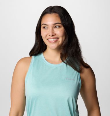 Women's BlueVista Hill Technical Tank, Color: Spray Heather, image 12