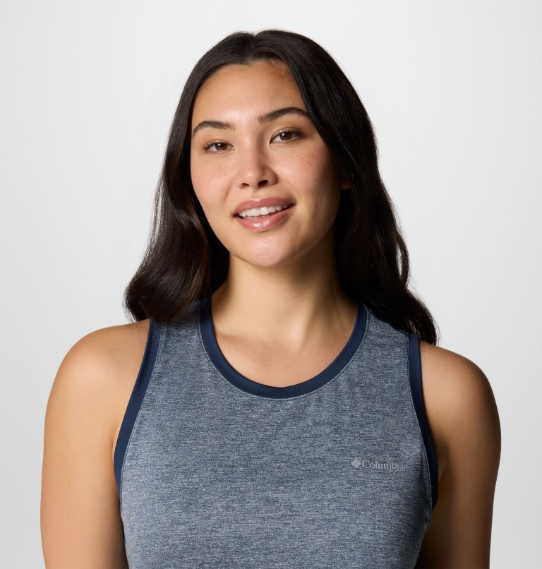 BlueVista Hill technisches Tank-Top für Frauen, Color: Collegiate Navy Heather, image 4