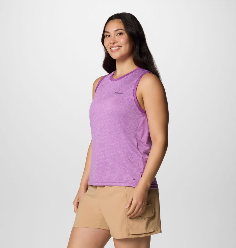 Women's BlueVista Hill Tank, Color: Razzle Heather, image 3