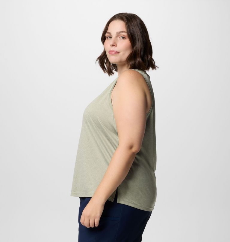 BlueVista Hill Tank | 348 | 2X, Color: Safari Heather, image 3