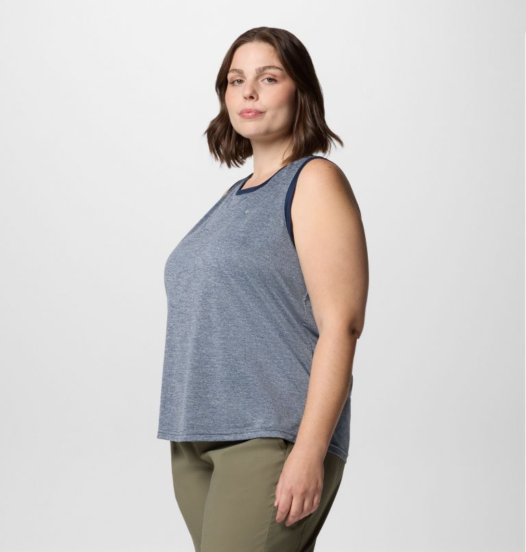 BlueVista Hill Tank | 464 | 1X, Color: Collegiate Navy Heather, image 3