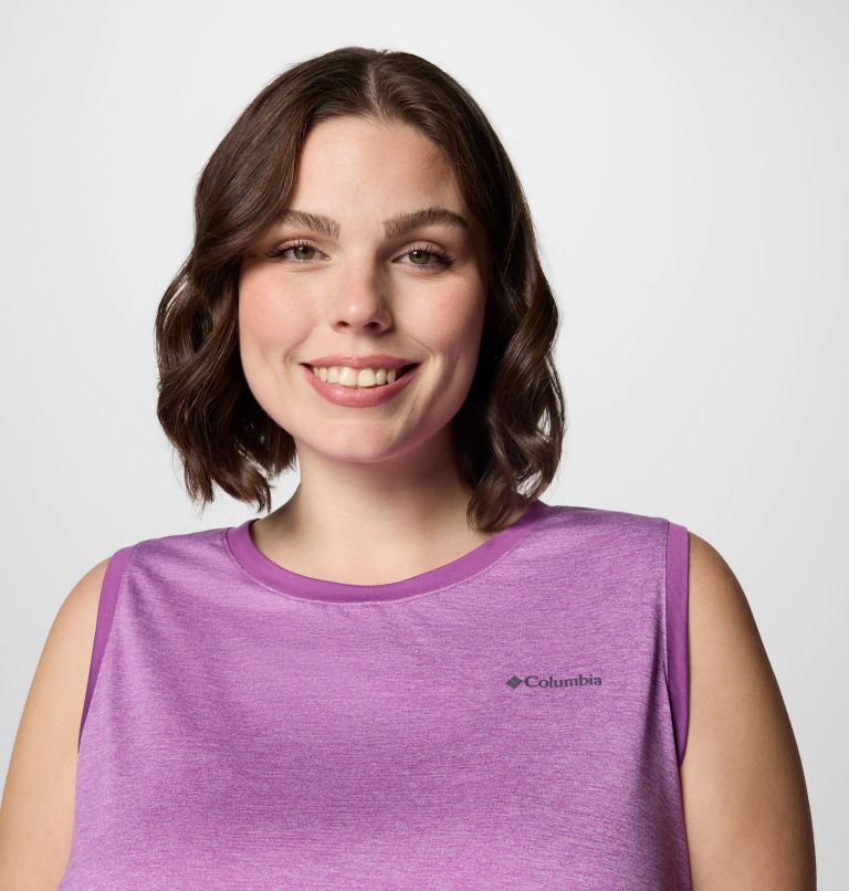 Women's BlueVista Hill Tank - Plus Size, Color: Razzle Heather, image 4
