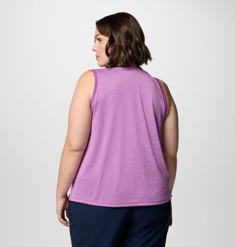 Women's BlueVista Hill Tank - Plus Size, Color: Razzle Heather, image 2