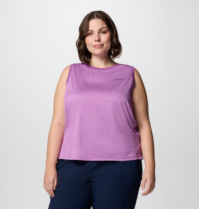 Women's BlueVista Hill Tank - Plus Size, Color: Razzle Heather, image 1