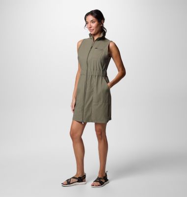 Women's Leslie Falls Dress II, Color: Stone Green, image 3