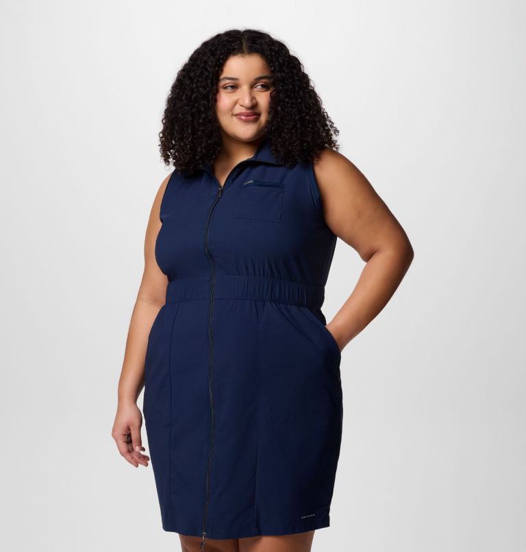 Women's Leslie Falls Dress II - Plus Size, Color: Collegiate Navy, image 7