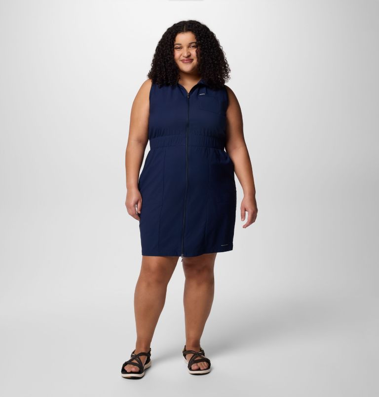 Women's Leslie Falls Dress II - Plus Size, Color: Collegiate Navy, image 8