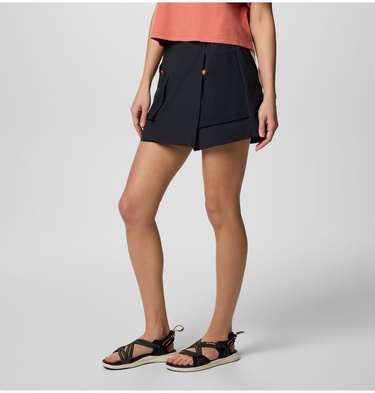 Women's Cove Beach Skort, Color: Black, image 3