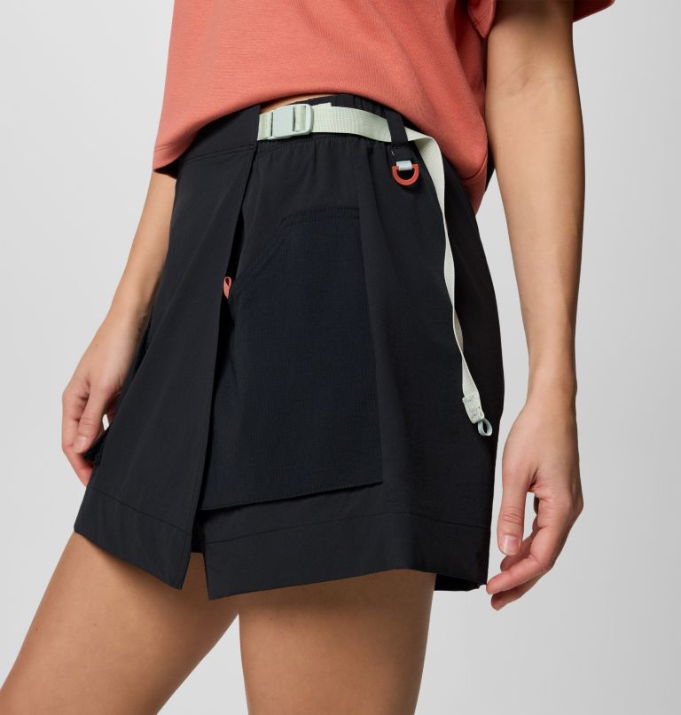 Women's Cove Beach Skort, Color: Black, image 7