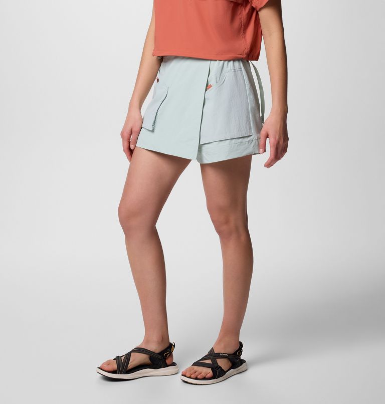 Women's Cove Beach Skort, Color: Cool Green, image 3
