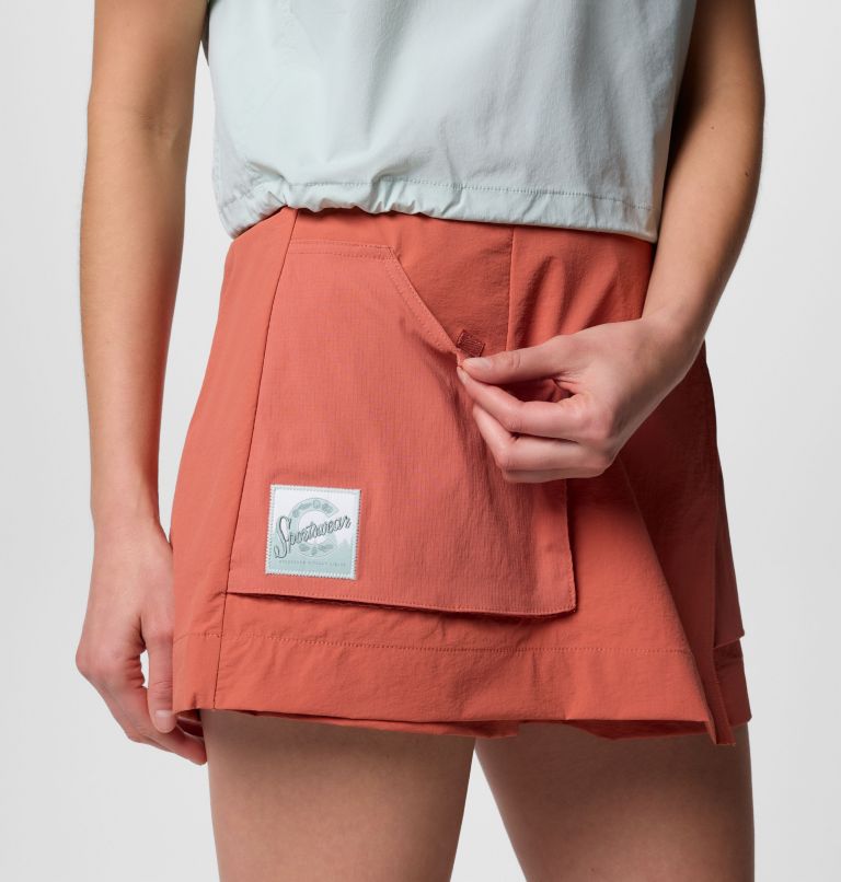 Women's Cove Beach Skort, Color: Mars, image 7