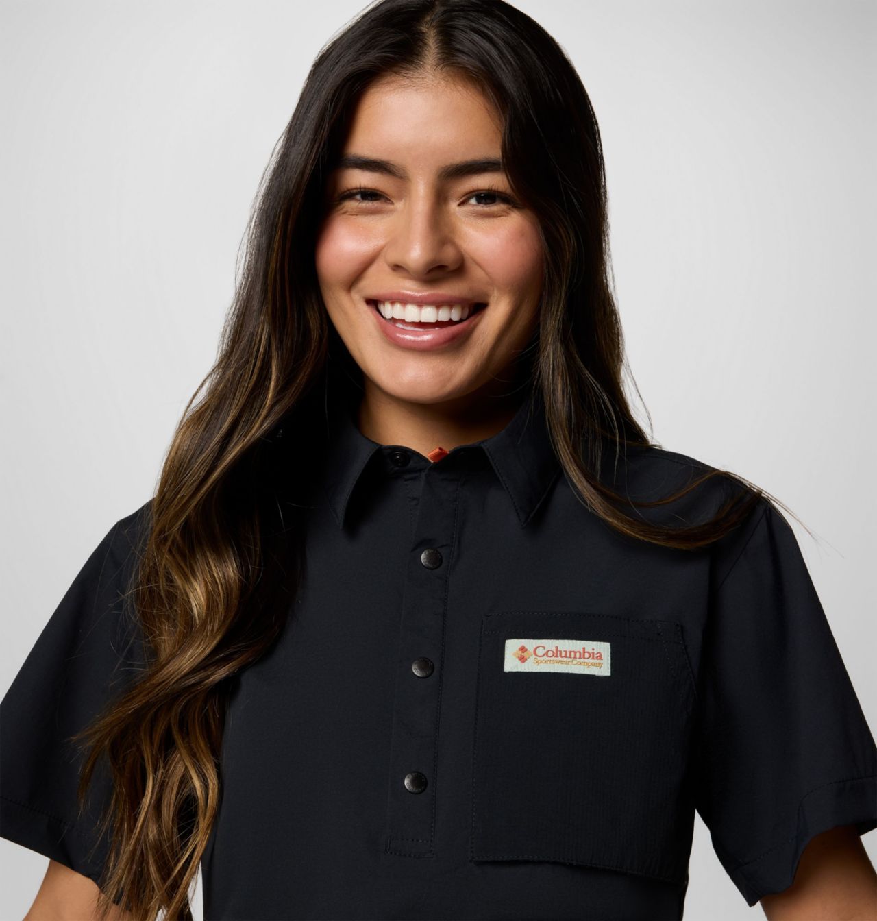 Women's Cove Beach™ Woven Cropped Short Sleeve Shirt 4