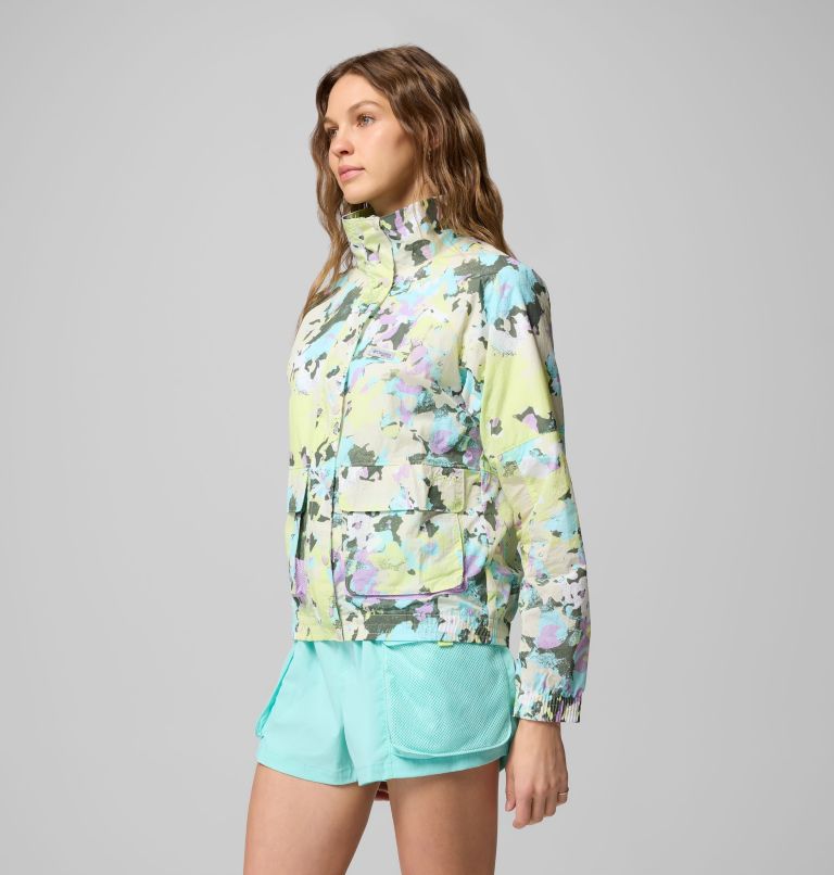 PFG Open Water Windbreaker für Frauen, Color: Spring Yellow Wildblooms, image 3