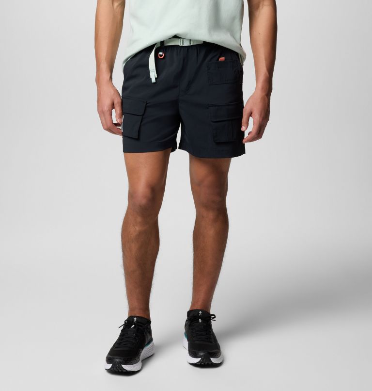 Unisex Cove Beach Shorts, Color: Black, image 1