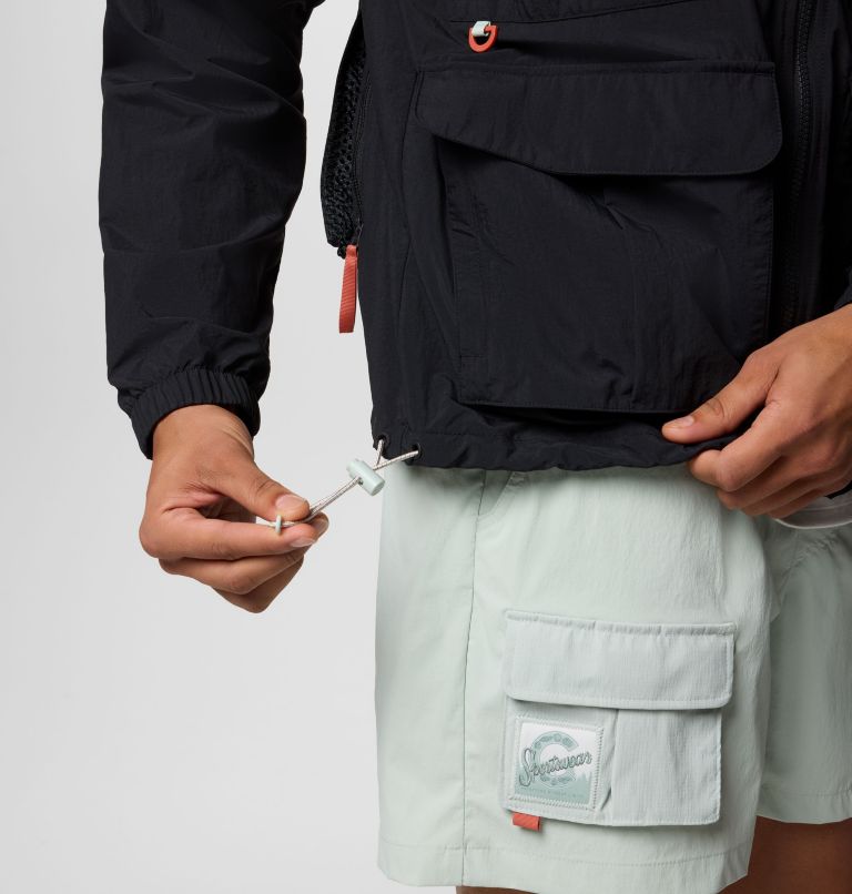 Cove Beach Windbreaker, Color: Black, image 7