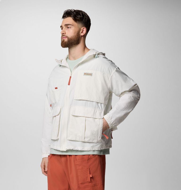 Unisex Cove Beach Windbreaker, Color: Sea Salt, image 5