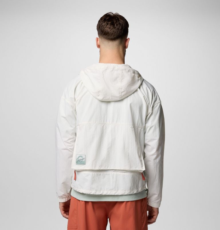 Unisex Cove Beach Windbreaker, Color: Sea Salt, image 9