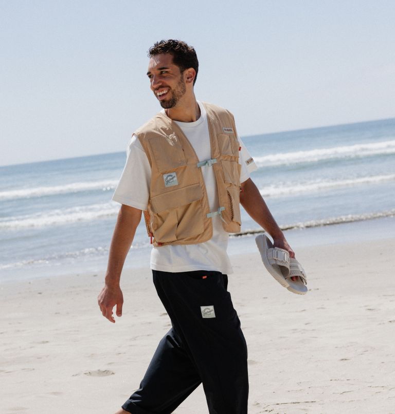 Unisex Cove Beach Gilet, Color: Canoe, image 10