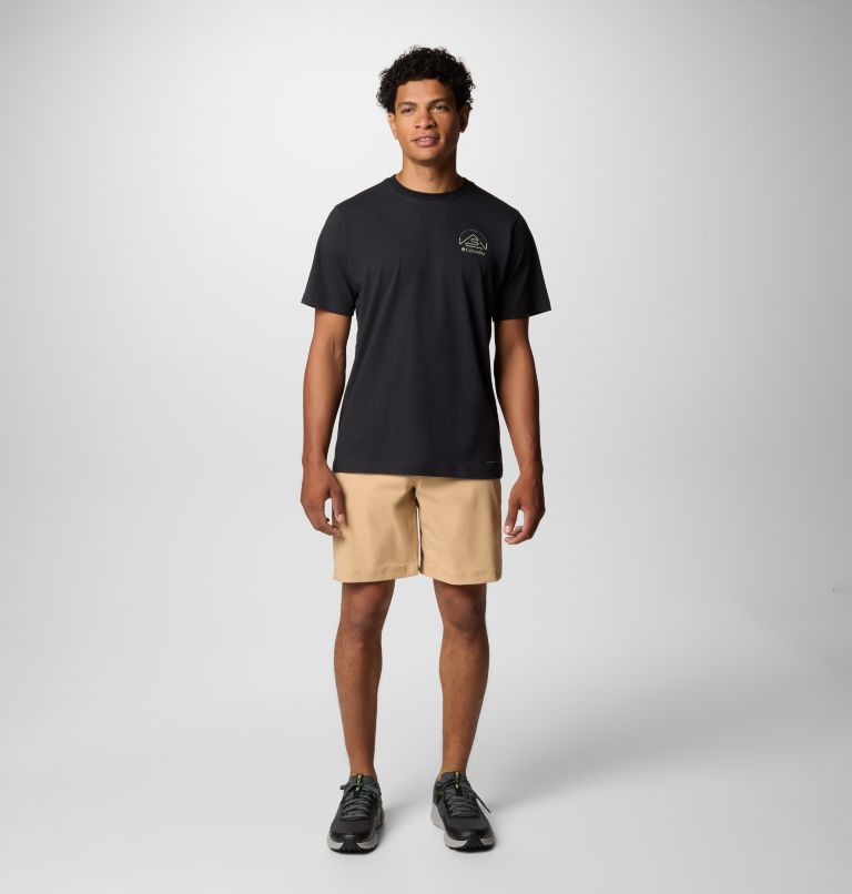 Men's Tunnel Valley Graphic Technical T-Shirt, Color: Black, Naturally Inclined, image 2