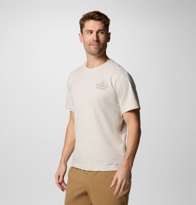 T-shirt tecnica stampata Tunnel Valley da uomo, Color: Dark Stone, Naturally Inclined, image 4