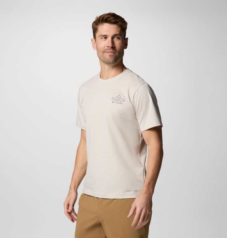 T-shirt Technique Graphique Tunnel Valley Homme, Color: Dark Stone, Naturally Inclined, image 4