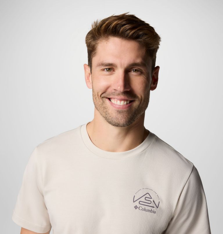 T-shirt Technique Graphique Tunnel Valley Homme, Color: Dark Stone, Naturally Inclined, image 5