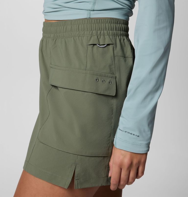 Women's PFG Wild Cast Shorts, Color: Cypress, image 6