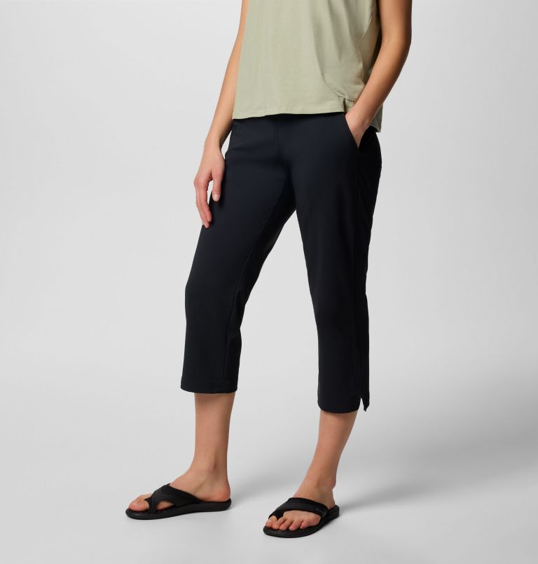 Women's All Seasons Capris, Color: Black, image 3