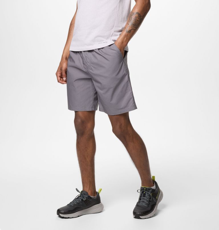 Men's Washed Out Easy Shorts, Color: City Grey, image 4