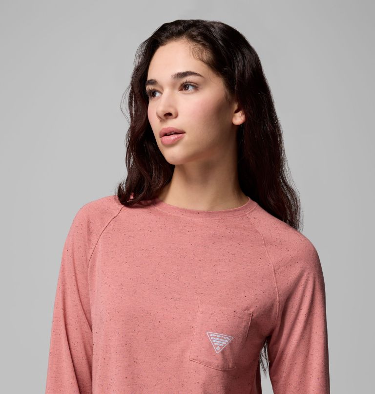 Women's PFG Uncharted Neps Long Sleeve Shirt, Color: Rosewood, image 5