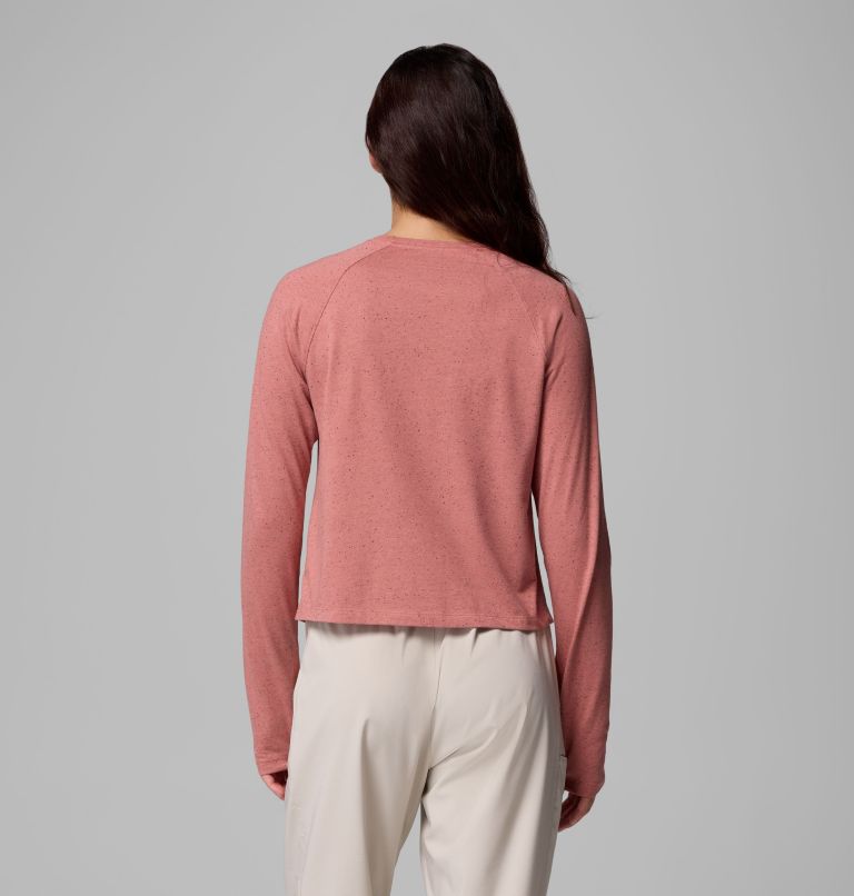 Women's PFG Uncharted Neps Long Sleeve Shirt, Color: Rosewood, image 3
