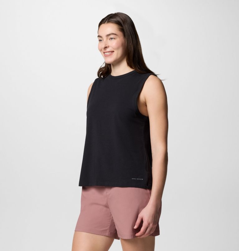 Women's Sun Trek Tank II, Color: Black, image 3