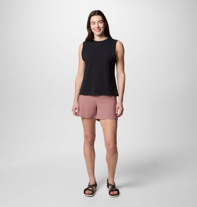 Women's Sun Trek Tank II, Color: Black, image 5